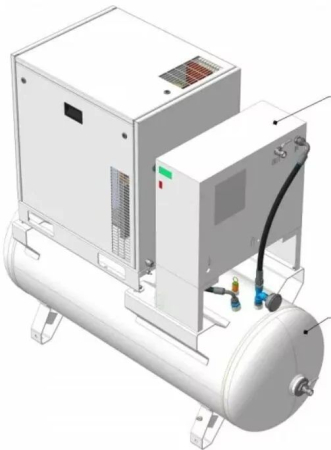 Спиральный компрессор Remeza SKS 2,2-10-270A/O фото