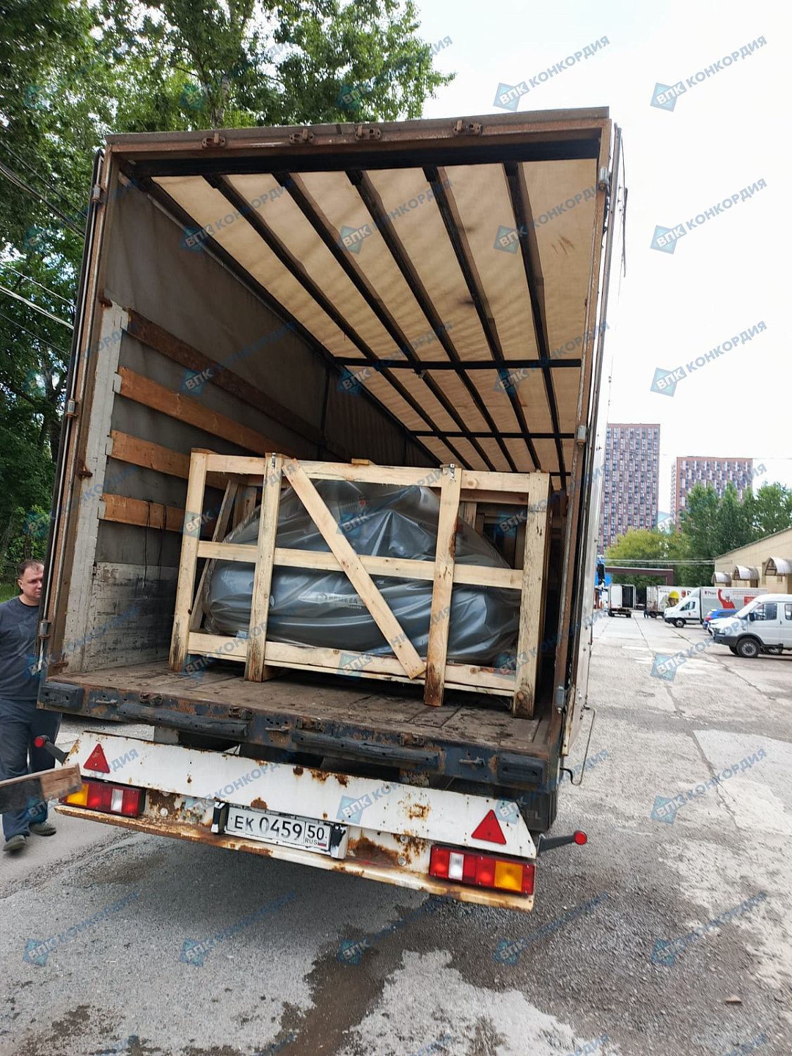 Отгрузка поршневых компрессора Remeza СБ4/Ф-500.LB75 в г. Москва