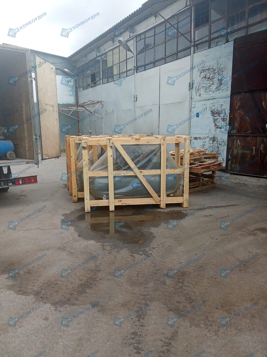 Отгрузка поршневого компрессора Remeza СБ4/Ф-500.LT100/16-11 в г. Краснодар