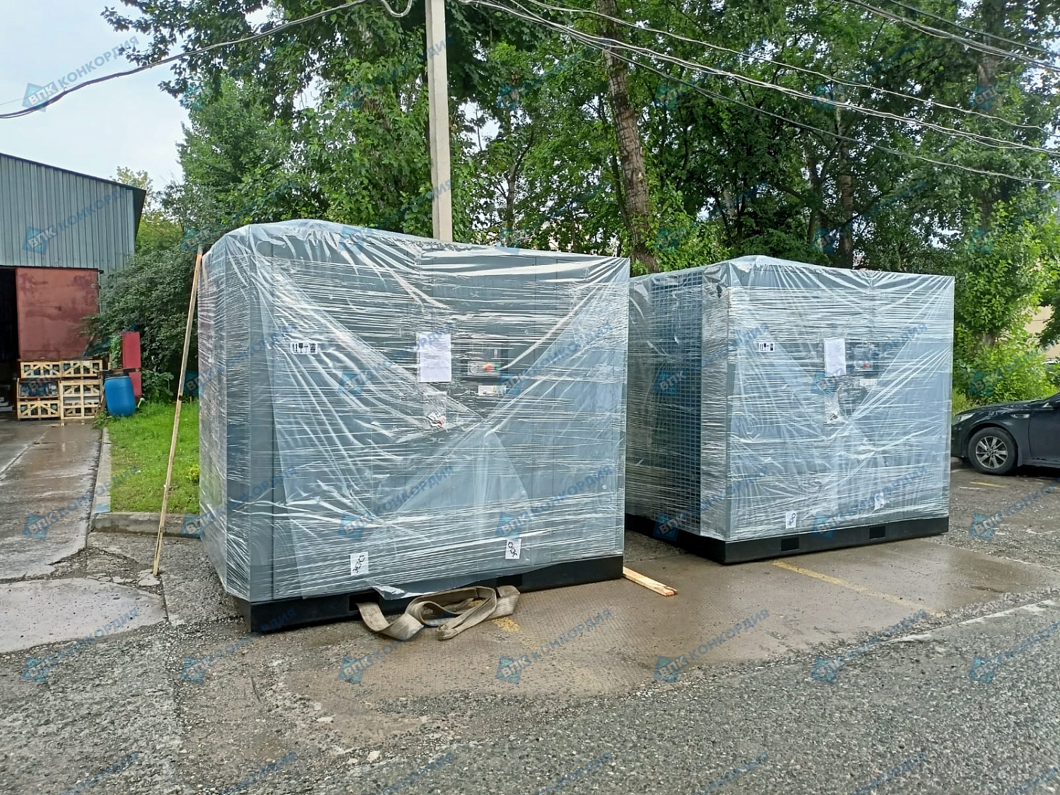 Отгрузка винтовых компрессоров Zammer SK132-8 в г. Москва